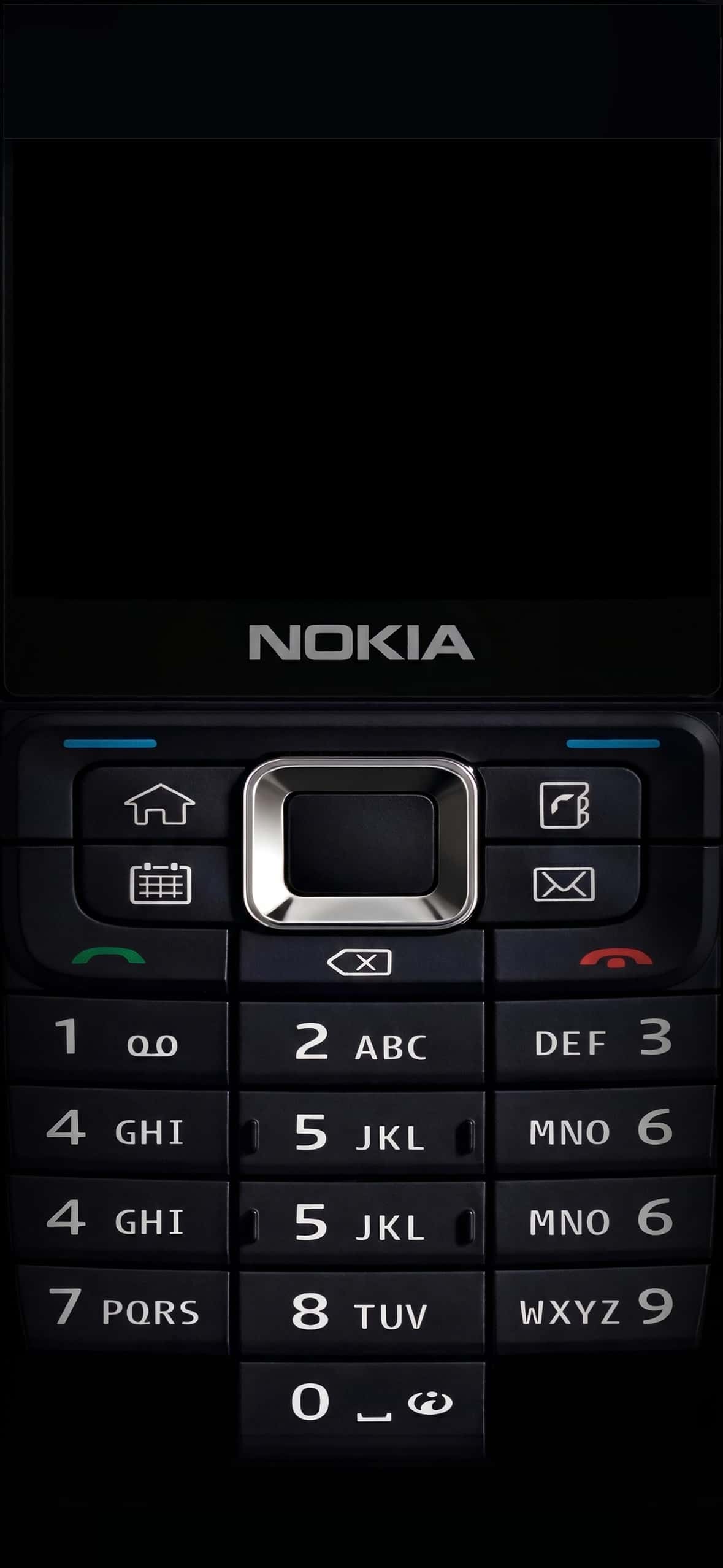 Retro Nokia Wallpapers for iPhone 4K | Nostalgic Phone Backgrounds 8 nokia-express-black-keypad-dark-screen-iphone-wallpaper
