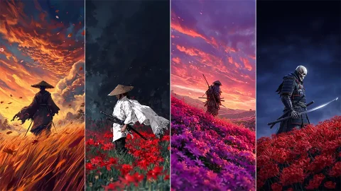 Samurai-iPhone-Wallpapers-4K