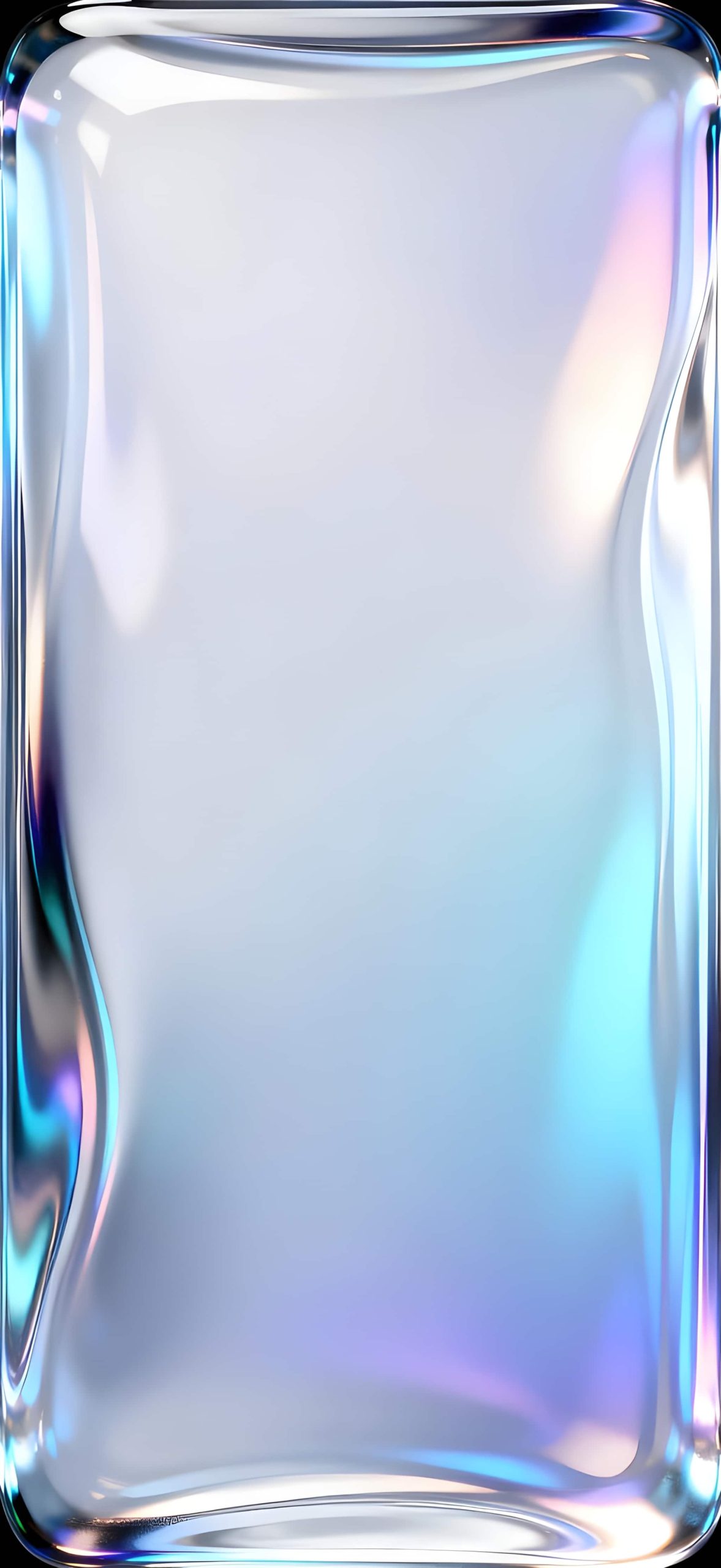Liquid Glass iPhone Wallpapers 4K | HD Glassmorphism Backgrounds 3 holographic-liquid-glass-iphone-wallpaper