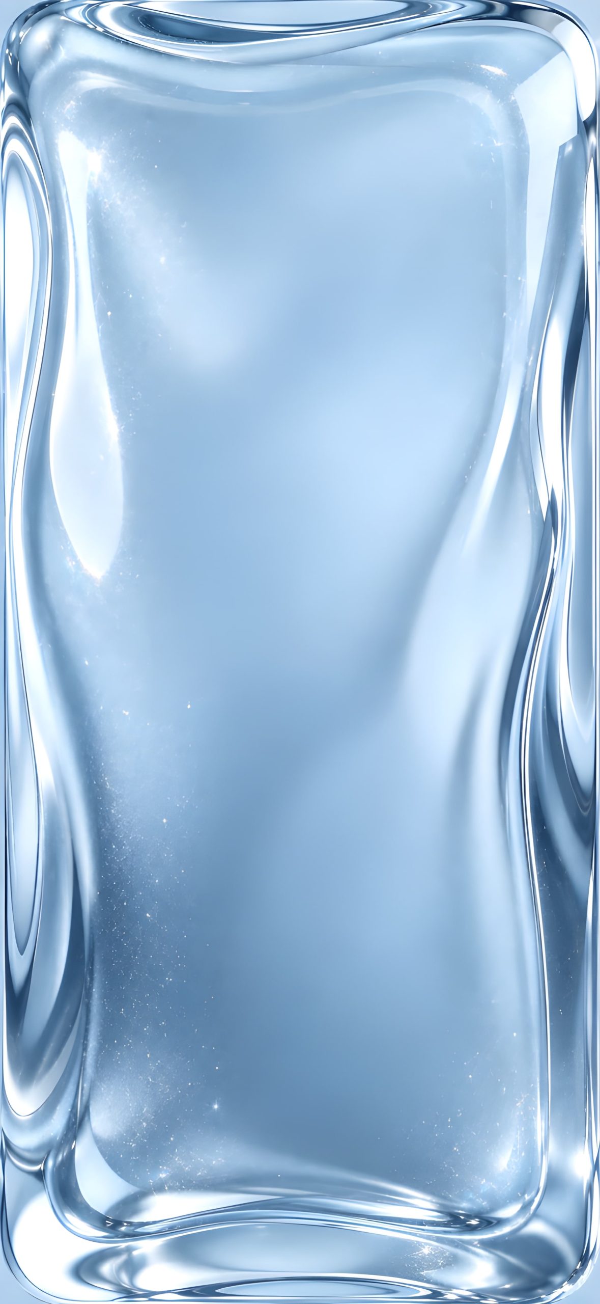 Liquid Glass iPhone Wallpapers 4K | HD Glassmorphism Backgrounds 4 ice-blue-liquid-glass-iphone-wallpaper