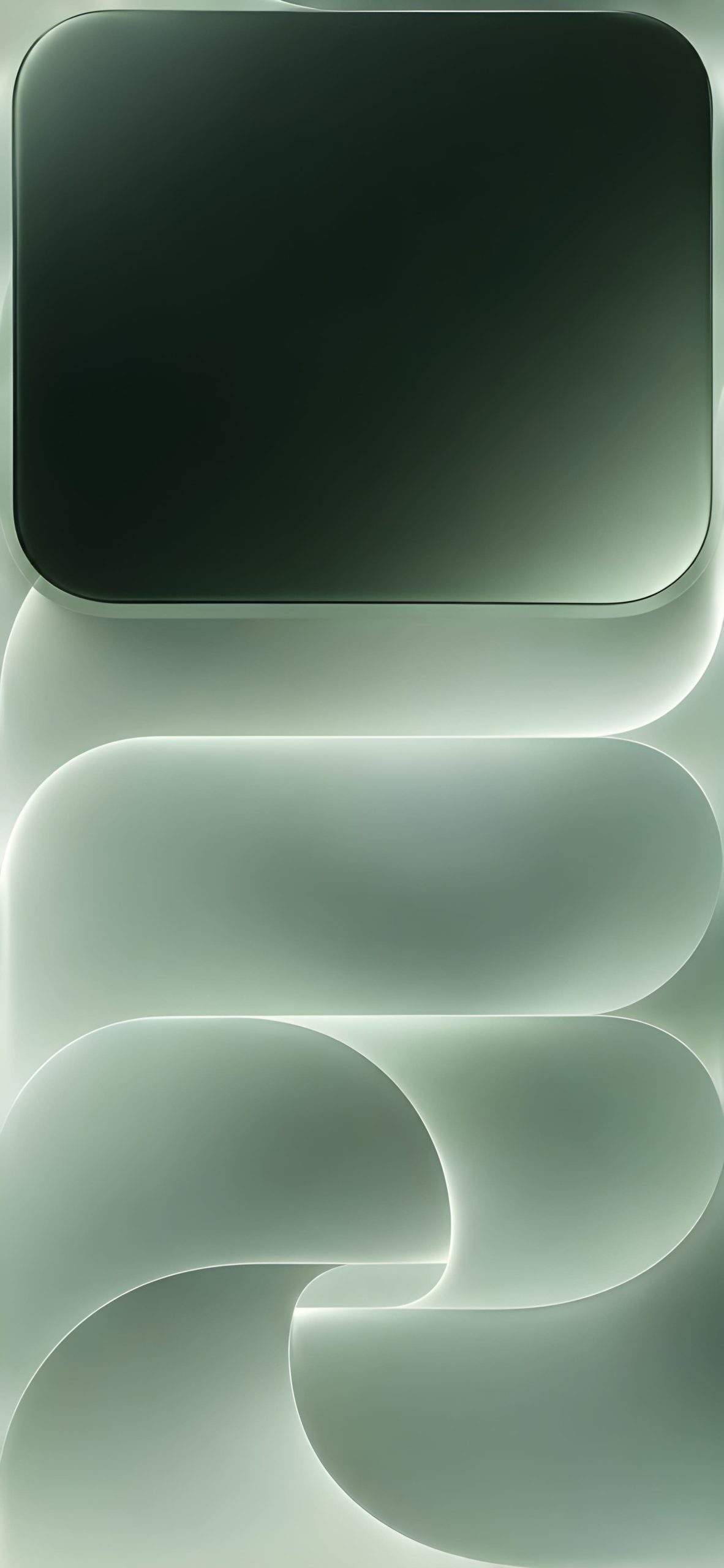 iPhone 18 Liquid Glass Wallpapers | 4K Crystal & Fluid iOS Lock Screens 7 sage-green-minimal-curved-iphone-18-wallpaper