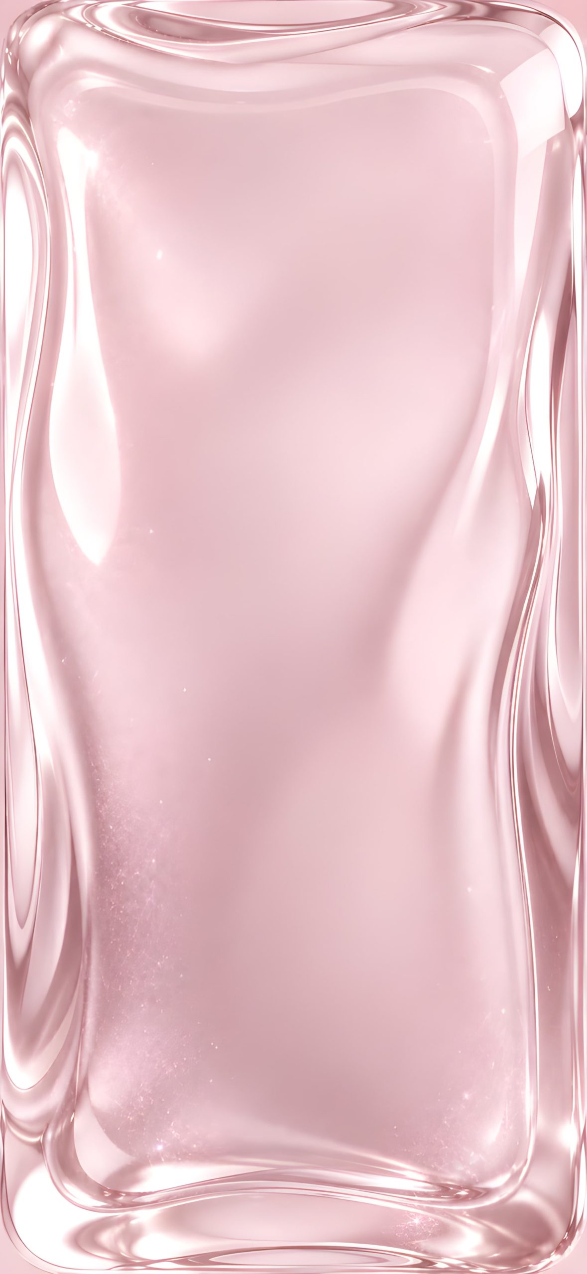 Liquid Glass iPhone Wallpapers 4K | HD Glassmorphism Backgrounds 7 soft-pink-liquid-glass-iphone-wallpaper