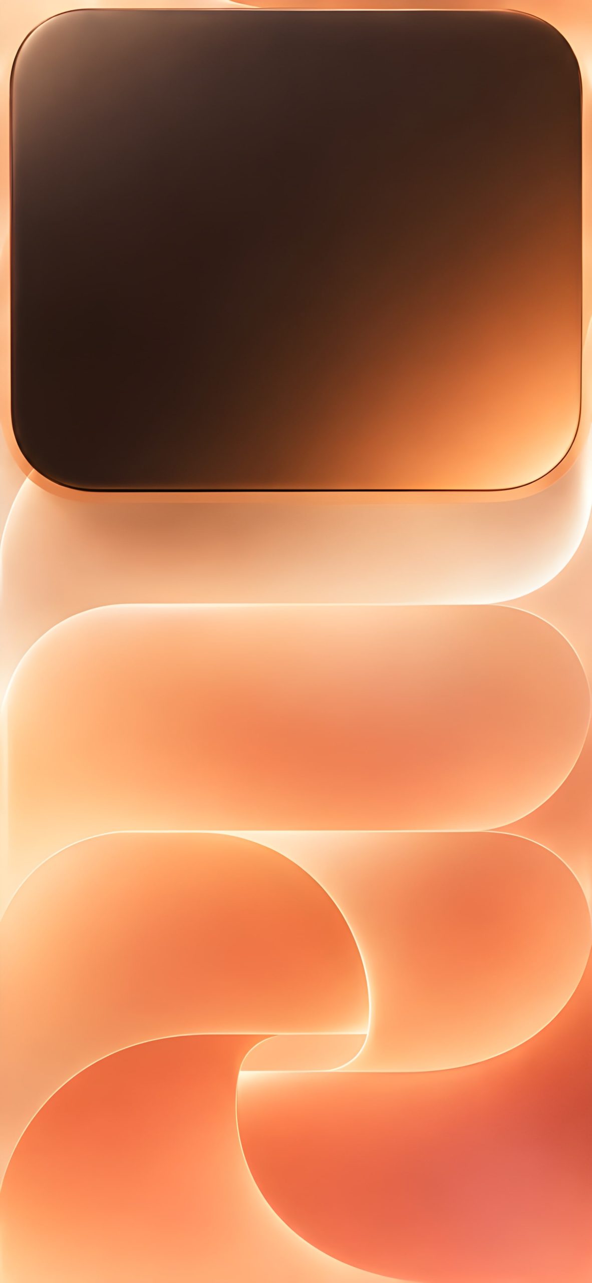 iPhone 18 Liquid Glass Wallpapers | 4K Crystal & Fluid iOS Lock Screens 9 soft-warm-copper-curved-abstract-iphone-18-wallpaper
