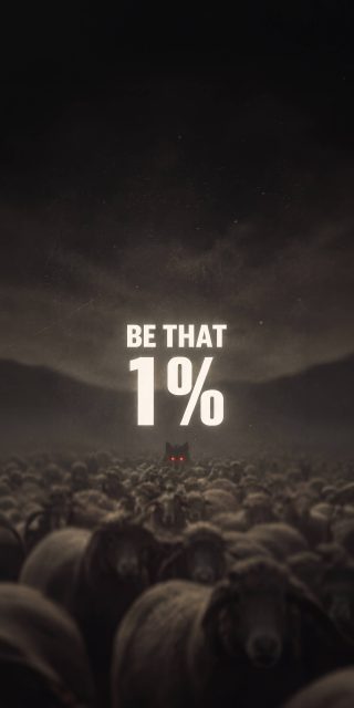 be-that-1-percent-motivational-iphone-wallpaper