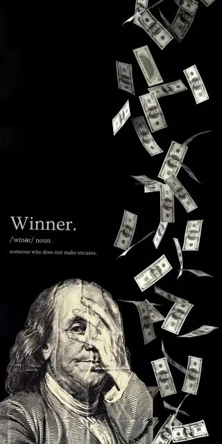 benjamin-franklin-winner-definition-money-rain-wallpaper-4k