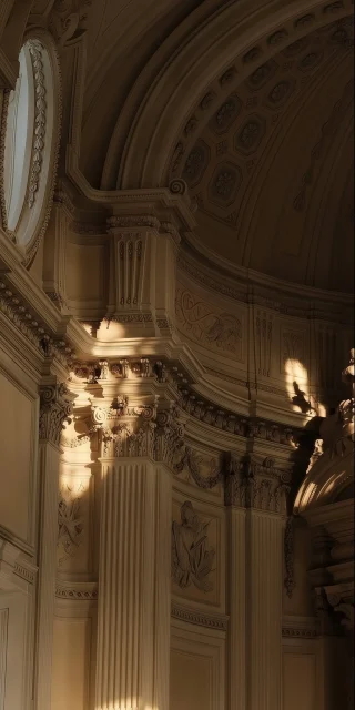classical-cathedral-arch-warm-lighting-iphone-wallpaper