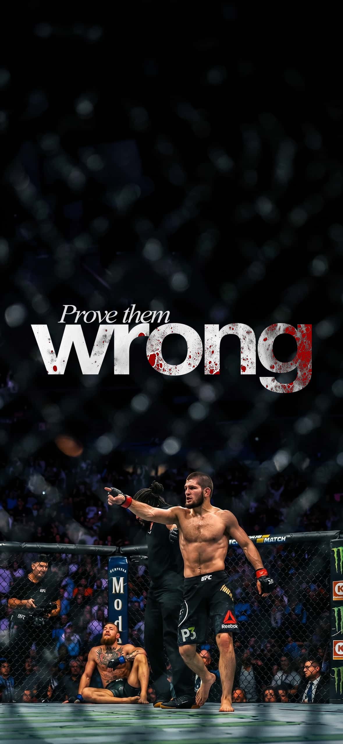 Motivational iPhone Wallpaper Collection | Lock Screen & Home Screen 4K 3 khabib-nurmagomedov-prove-them-wrong-ufc-iphone-wallpaper