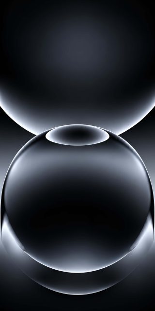 magicos-11-stock-wallpaper-dark-chrome-orb-iphone