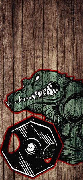 Bodybuilding Alligator