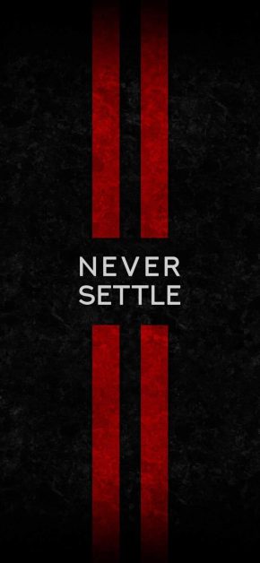 Never Sattle iPhone Wallpaper