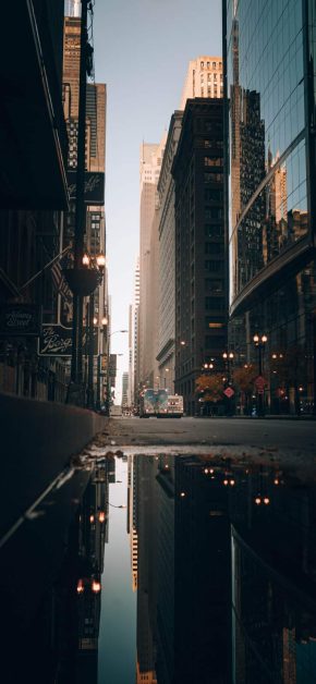 Street Water City Reflection