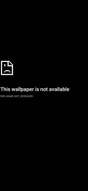 This Wallpaper is Not Available