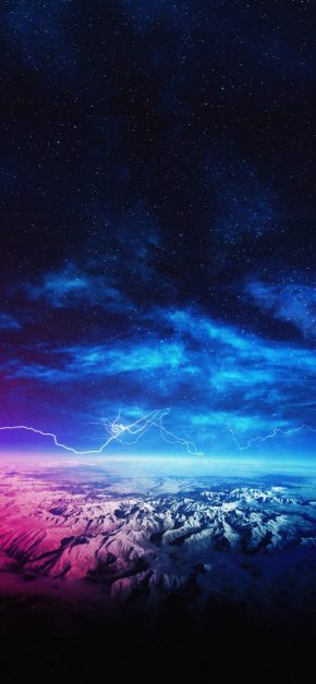 Thunderstorm Over Mountains