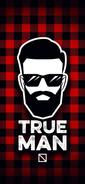 True Man iPhone Wallpaper