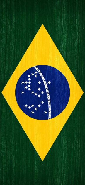 Brazil Flag iPhone Wallpaper 4K