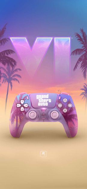 GTA 6 custom ps5 controller iPhone Wallpaper GTA 6 custom ps5 controller iPhone Wallpaper