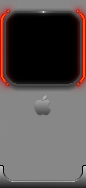 Top 20 Minimalist iPhone Wallpapers: Tech-Inspired, Apple Logo & Abstract Designs 12 futuristic-gaming-phone-wallpaper-red-neon-accents