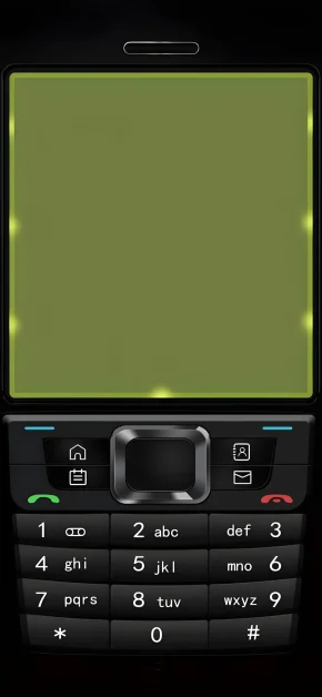 Top 20 Minimalist iPhone Wallpapers: Tech-Inspired, Apple Logo & Abstract Designs 1 vintage-nokia-button-phone-interface-wallpaper