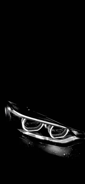 30 Best HD BMW iPhone Wallpapers (4K M Series & Classic) 4 bmw-headlight-black-white-iphone-wallpaper
