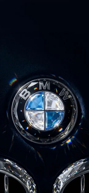 30 Best HD BMW iPhone Wallpapers (4K M Series & Classic) 6 bmw-logo-diamond-crystal-iphone-wallpaper