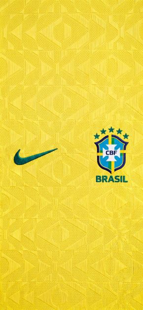 The Ultimate FIFA Home Kit Jersey iPhone Wallpapers Collection 21 brazil-selecao-jersey-wallpaper-4k-smartphone