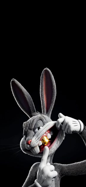bugs-bunny-dark-amoled-wallpaper