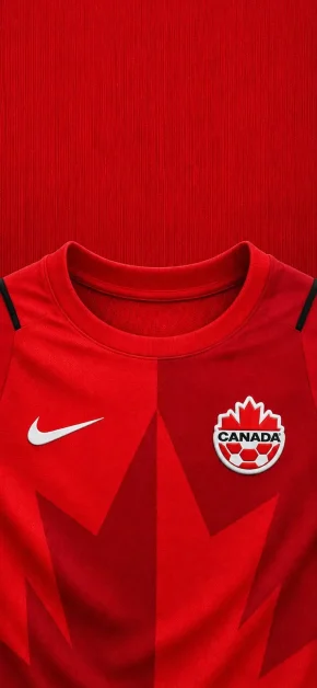 The Ultimate FIFA Home Kit Jersey iPhone Wallpapers Collection 6 canada-soccer-jersey-home-kit-iphone-wallpaper