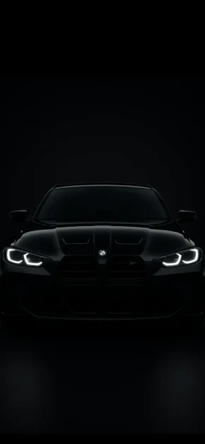 30 Best HD BMW iPhone Wallpapers (4K M Series & Classic) 27 dark-amoled-bmw-m4-front-headlights-iphone-wallpaper