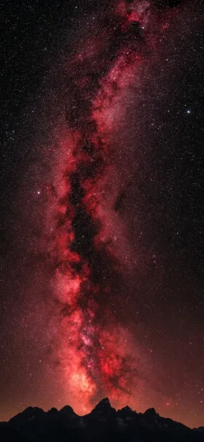iphone-wallpaper-red-milky-way-mountain-silhouette