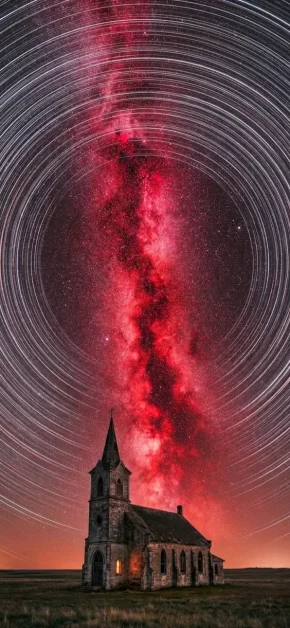 iphone-wallpaper-star-trails-church-red-milky-way