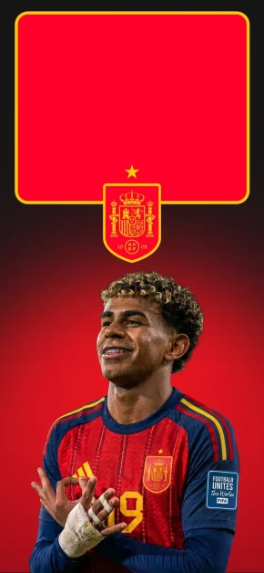 Lamine Yamal Football Wallpapers for iPhone (4K/HD) 20 lamine-yamal-spain-dynamic-island-iphone-wallpaper