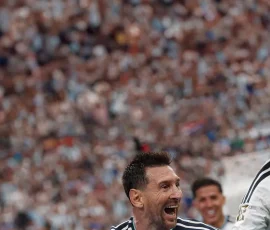 Lionel Messi FIFA iPhone Wallpapers | HD & 4K Backgrounds 10 messi-celebrating-goal-screaming-argentina-fans-fifa-world-cup-2026-wallpaper
