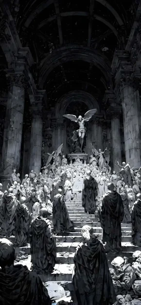8K Wallpapers: Free Ultra HD 8K iPad & iPhone Backgrounds 14 monochrome-renaissance-architecture-art-background
