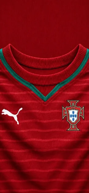 The Ultimate FIFA Home Kit Jersey iPhone Wallpapers Collection 12 portugal-soccer-jersey-home-kit-iphone-wallpaper
