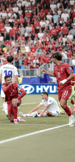 Cristiano Ronaldo World Cup iPhone Wallpapers | 4K & HD 5 ronaldo-kneeling-goal-celebration-joao-felix-portugal-vs-uzbekistan-world-cup-2026-wallpaper