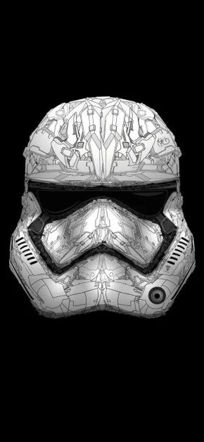 stormtrooper-helmet-dark-amoled-wallpaper