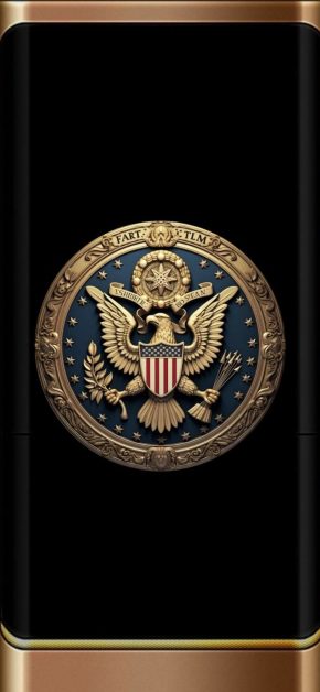 usa-great-seal-3d-gold-amoled-iphone-wallpaper