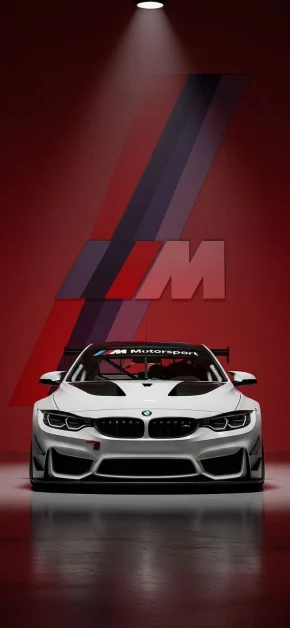 30 Best HD BMW iPhone Wallpapers (4K M Series & Classic) 30 white-bmw-m-motorsport-racing-car-red-ios-wallpaper